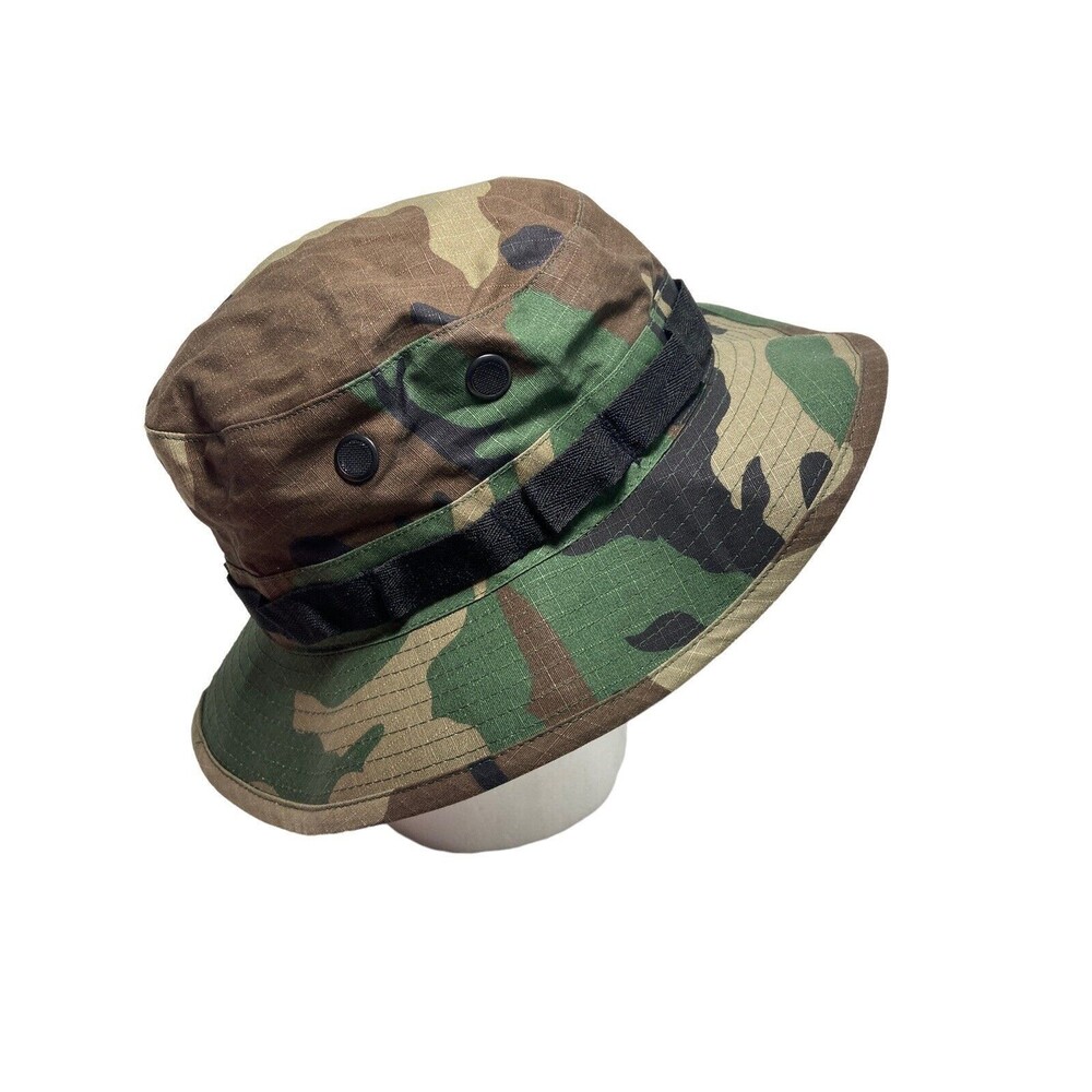Rapid Dominance Boonie Hat Ripstop Woodland Camo Size 7.5   L  NWT